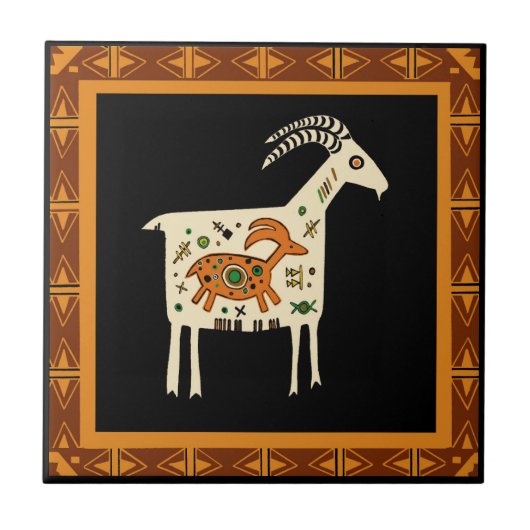 南西部マウンテンママタイル タイル (正面)