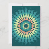 南西部マンダラ ウェディング 招待状 (裏面)