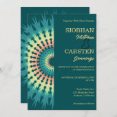 南西部マンダラ ウェディング 招待状 (正面/裏面)