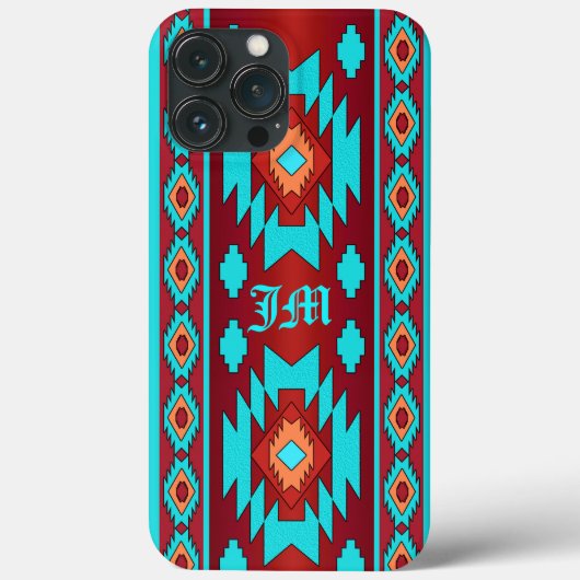 南西部幾何学エスニック Case-Mate iPhoneケース (裏面)