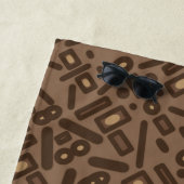 南西部族抽象芸術パターンアートデザイン ビーチタオル (インサイチュ)