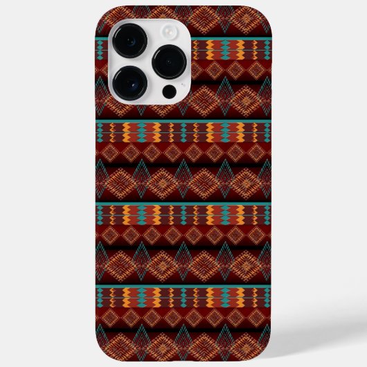 南西部民族パターン Case-Mate iPhoneケース (裏面)