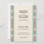 南西部牧場女性のカーボーイ結婚ズ 招待状 (正面)