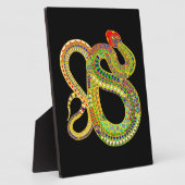 南西部砂漠のガラガラヘビ フォトプラーク (側面)