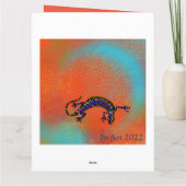 南西部 ココペリ アート カード (裏面)