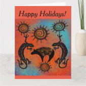 南西部 ラクダオオカミ アート カード (正面)