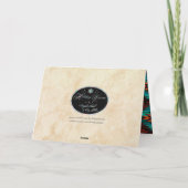 南西部 馬のホリデーカード シーズンカード (裏面)