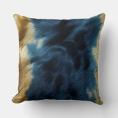 南西金ゴールドブルーコウィド クッション (正面)