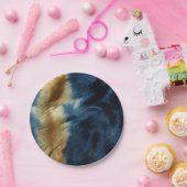 南西金ゴールドブルーコウィド ペーパープレート (パーティー)