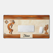 南西銅ココペリサボテン デスクマット (キーボード&マウス)