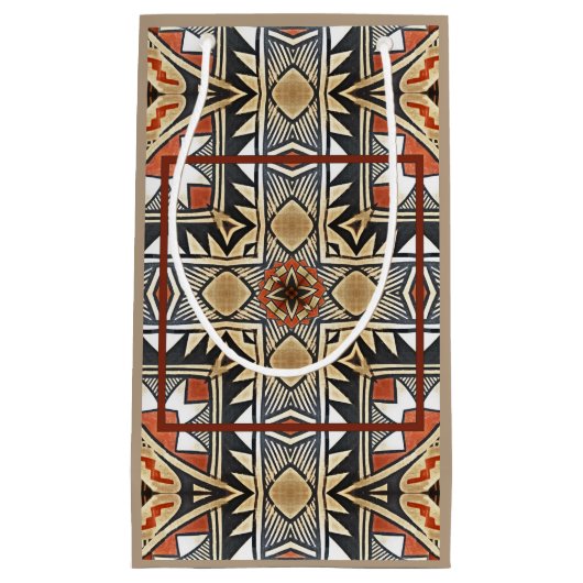 南西陶器の芸術の抽象芸術のギフトバッグ スモールペーパーバッグ (正面)