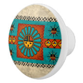 南西陶磁器のノブ セラミックノブ (右)