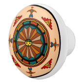 南西陶磁器のノブ セラミックノブ (右)