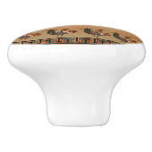 南西陶磁器のノブ セラミックノブ (側面)