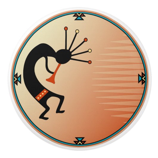 南西陶磁器のノブ セラミックノブ (正面)