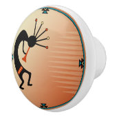 南西陶磁器のノブ セラミックノブ (右)