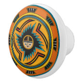 南西陶磁器のノブ セラミックノブ (右)