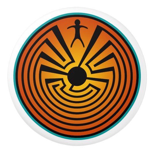 南西陶磁器のノブ セラミックノブ (正面)