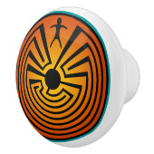 南西陶磁器のノブ セラミックノブ (右)