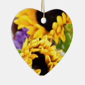 南西黄色いヒマワリ セラミックオーナメント (右)