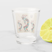 南西3つのココペリとサンショットグラス ショットグラス (裏面)