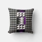 南西4羽（紫） クッション (正面)