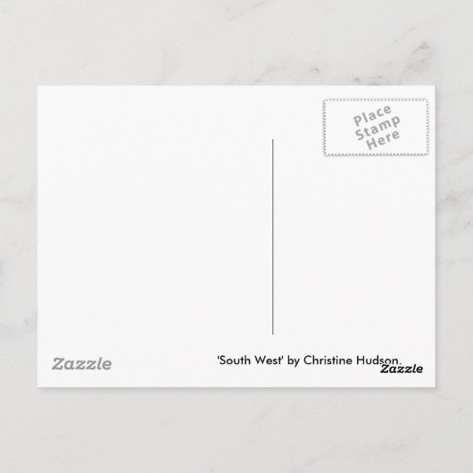 「南西」はがき ポストカード (裏面)