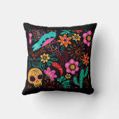 南西，メキシコ·ペッパー，死者の日 クッション (裏面)