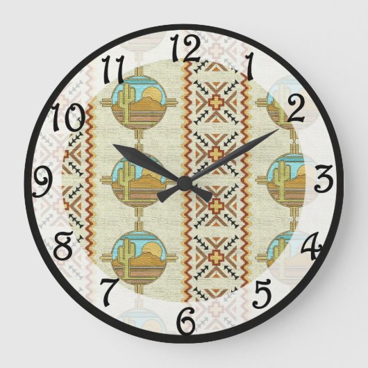 南西 ラージ壁時計 (正面)