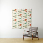 南西Geoのステップ|幾何学的なテント小屋パターン タペストリー (インサイチュ)