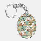 南西Geoのステップ|手描きの種族パターン キーホルダー (正面左)