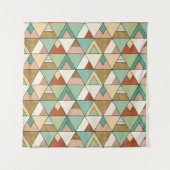 南西Geoのステップ|手描きの種族パターン タペストリー (正面(横))