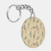 南西Geoのステップ|珊瑚の羽パターン キーホルダー (正面左)