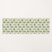 南西Geoのステップ|砂漠のサボテンパターン ヨガマット (正面(横))