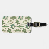 南西Geoのステップ|砂漠のサボテンパターン ラゲッジタグ (正面横)