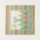 南西Geo II|は野生および自由です タペストリー (正面)