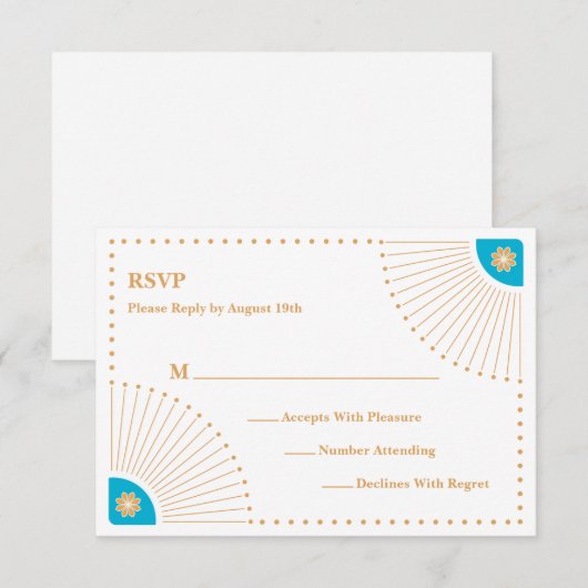 南西Santa Fe応答カード 出欠カード (正面/裏面)