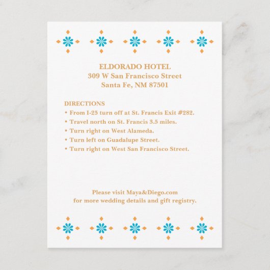 南西Santa Fe方向エンクロージャカード エンクロージャーカード (正面)