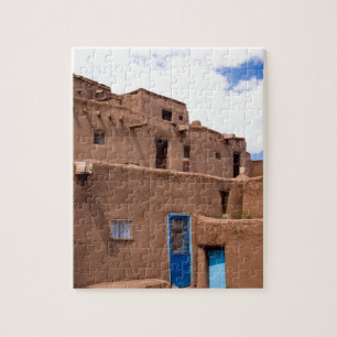 南西Taos Adobeの村落の家ニューメキシコ ジグソーパズル