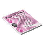 南詩 – 60誕生日 ノートパッド (アングル)