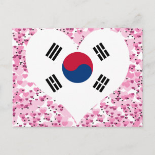 南買韓国旗 ポストカード