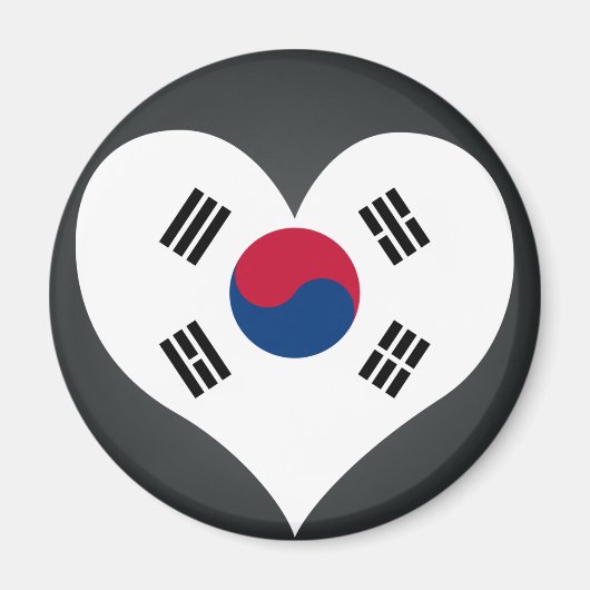 南買韓国旗 マグネット (正面)