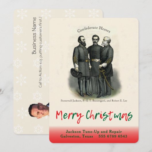 南軍の英雄 🎖️⚔️ クリスマス (正面/裏面)