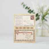 南軍への郵便印が押された南北戦争の封筒 ユニオン ポストカード (スタンド正面)