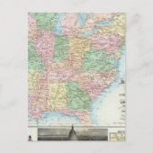 南軍軍事地図 ポストカード (正面)