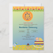 南軽庵の命名式ゴールデンエレメント 招待状 (正面)