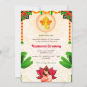 南軽庵の命名式ゴールデンエレメント 招待状 (正面)