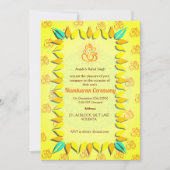 南軽庵の命名式ゴールデンエレメント 招待状 (正面)