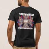 南通りのボブのrechtsvoorのorigは、SOUT…生まれます Tシャツ (裏面)