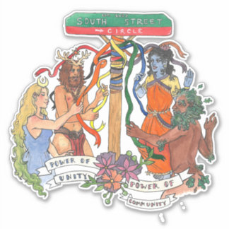 南通りサークルバンパーステッカー シール